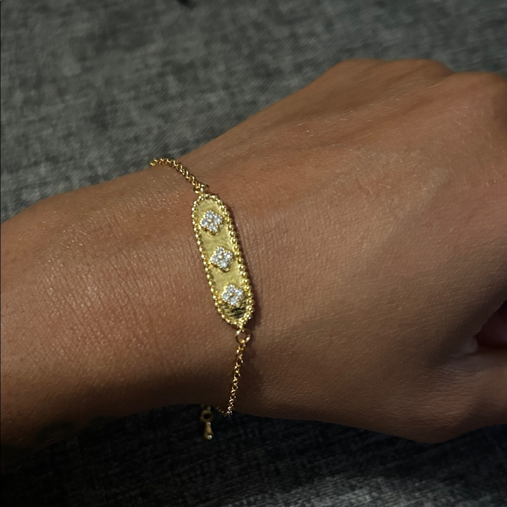 4 Leaf Clover Gold Bracelet